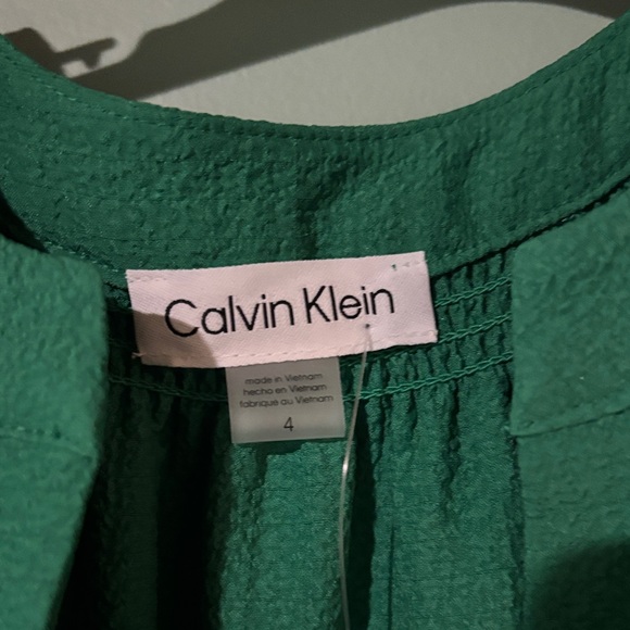 Calvin Klein Emerald Midi Dress - Picture 2 of 3